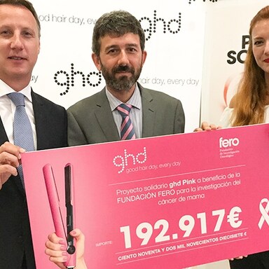 ghd Pink y FERO avanzan juntos contra el cáncer