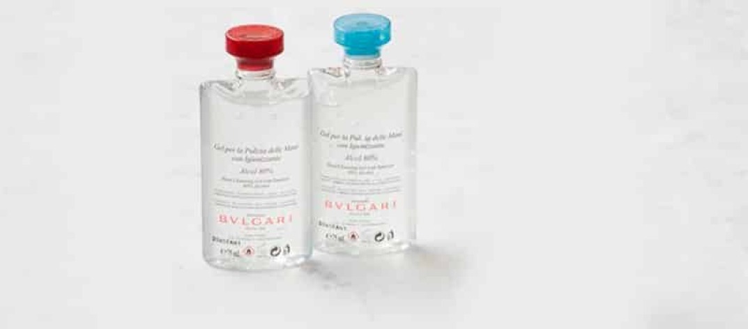 Bvlgari dona geles de manos al personal sanitario italiano