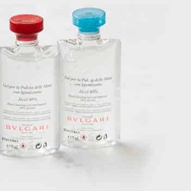 Bvlgari dona geles de manos al personal sanitario italiano