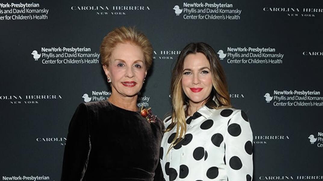 Carolina Herrera y Drew Barrymore, solidarias a favor de la salud infantil