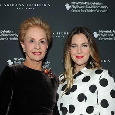 Carolina Herrera y Drew Barrymore, solidarias a favor de la salud infantil