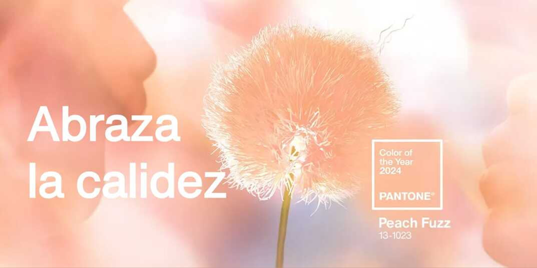 Peach Fuzz, color Pantone 2024, ¡y color de la beauty más solidaria!