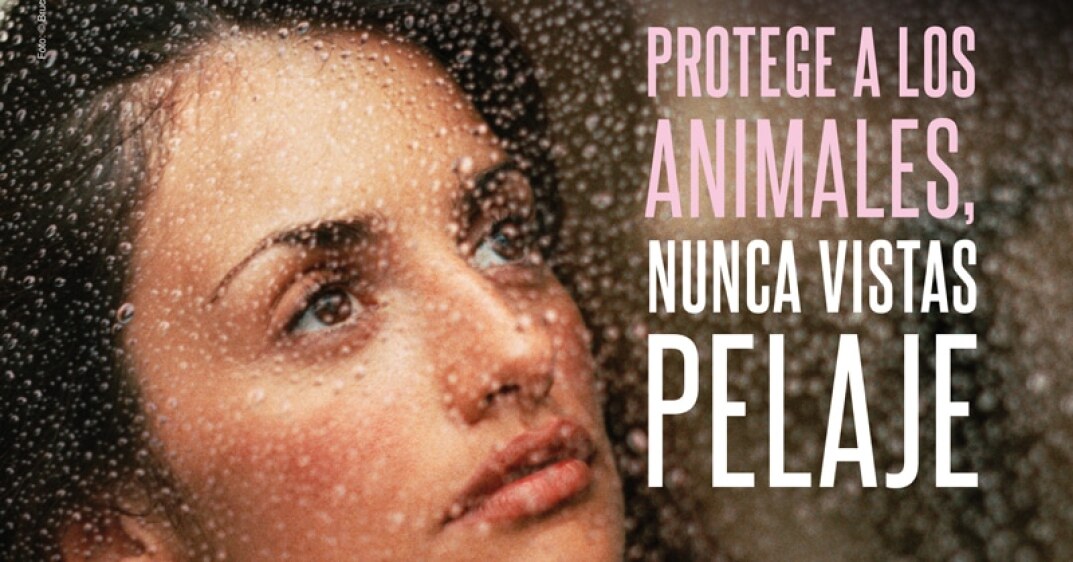 Penélope Cruz y PETA juntos en una campaña anti-pieles