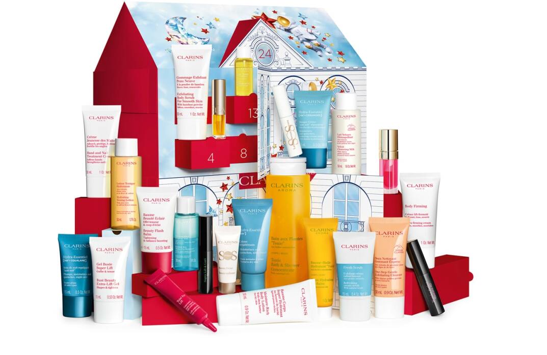 Clarins prepara el camino a la Navidad con su esperado Calendario de Adviento