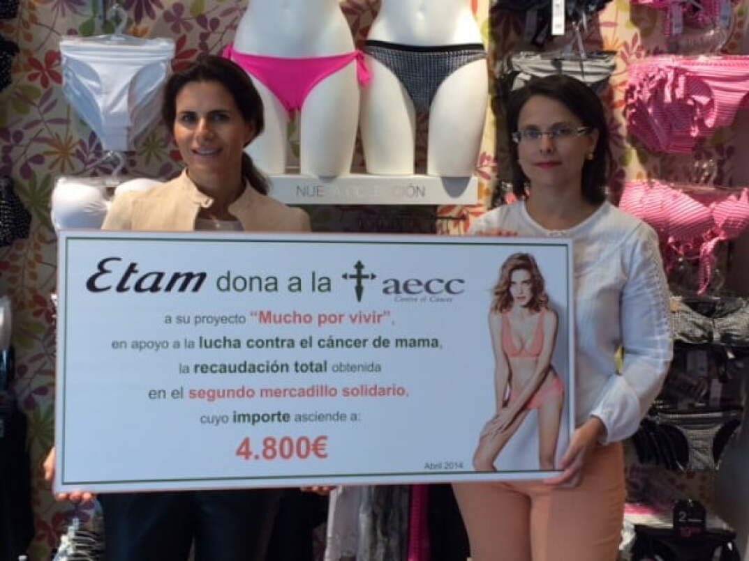 Etam solidaria con el proyecto Mucho por vivir