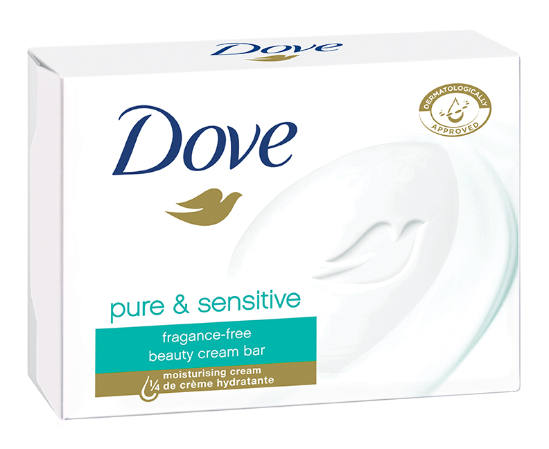 pastilla Dove pure & sensitive - piel sensible