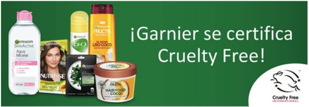 Cruelty free Garnier