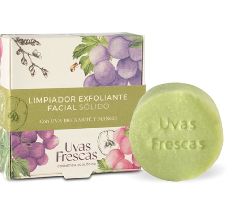 exfoliantes respetuosos Uvas frescas