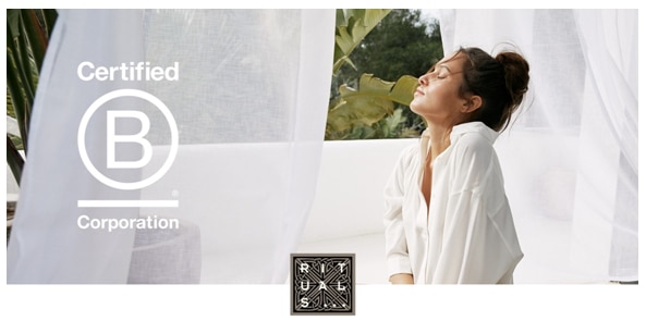 Imagen de una campaña de Rituals como BCorp